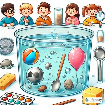 การทดลอง การลอยและจมของวัตถุ